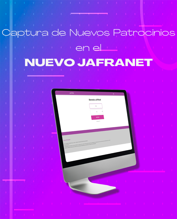Video JAFRAnet Captura de Nuevos Patrocinios